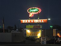 USA - Santa Rosa NM - Josephs Bar & Grill Neon Sign (21 Apr 2009)